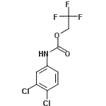 CAS 登录号：1736-43-2， 2,2,2-三氟乙基(3,4-二氯苯基)氨基甲酸酯