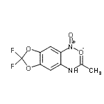 CAS#: 1736-66-9, N-(2,2-Difluoro-6-Nitro-1,3-Benzodioxol-5-Yl)Acetamide