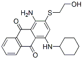 CAS#: 17362-05-9, 1-Amino-4-(Cyclohexylamino)-2-[(2-Hydroxyethyl)Thio]Anthraquinone