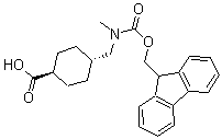 CAS#: 173690-50-1, trans-4-[[[(9H-Fluoren-9-Ylmethoxy)Carbonyl]Methylamino]Methyl]-Cyclohexanecarboxylic acid