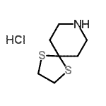 CAS#: 17385-20-5, 1,4-Dithia-8-Azaspiro[4.5]Decane Hydrochloride (1:1)