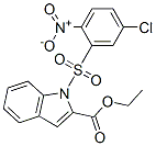 CAS 登录号：173908-27-5， 1-(5-氯-2-硝基苯基)磺酰基吲哚-2-羧酸乙酯