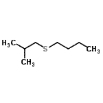 CAS#: 1741-85-1, 1-(Isobutylsulfanyl)Butane