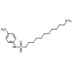 CAS 登录号：17417-32-2， N-(P-甲苯基)十二烷-1-磺酰胺
