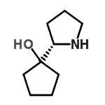 CAS#: 174195-98-3, 1-[(2S)-2-Pyrrolidinyl]Cyclopentanol