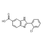 CAS#: 174422-13-0, 2-(2-Chlorophenyl)-1H-Benzimidazole-6-Carboxylic Acid