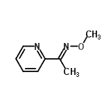 CAS 登录号：174497-53-1， (1E)-N-甲氧基-1-(2-吡啶基)乙烷亚胺