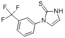 CAS 登录号：17452-08-3， 1,3-二氢-1-[3-(三氟甲基)苯基]-2H-咪唑-2-硫酮