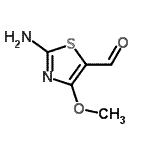 CAS#: 174562-26-6, 2-Amino-4-Methoxy-1,3-Thiazole-5-Carbaldehyde