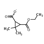 CAS 登录号：174574-81-3， 乙基2,2-二甲基-3-硝基环丙烷羧酸酯