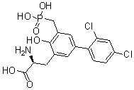 CAS 登录号：174575-40-7， (alphaS)-alpha-氨基-2',4'-二氯-4-羟基-5-(膦酰甲基)-[1,1'-联苯]-3-丙酸