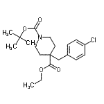 CAS 登录号：174605-91-5， 4-乙基1-(2-甲基-2-丙基)4-(4-氯苄基)-1,4-哌啶二羧酸酯