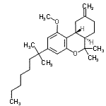 CAS#: 174627-56-6, (6aR,10aR)-1-Methoxy-6,6-Dimethyl-9-Methylene-3-(2-Methyl-2-Octanyl)-6A,7,8,9,10,10A-Hexahydro-6H-Benzo[c]Chromene