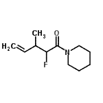 CAS 登录号：174649-72-0， 2-氟-3-甲基-1-(1-哌啶基)-4-戊烯-1-酮