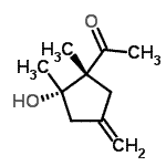 CAS#: 174682-12-3, 1-[(1R,2S)-2-Hydroxy-1,2-Dimethyl-4-Methylenecyclopentyl]Ethanone