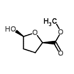 CAS 登录号：174689-94-2， 甲基(2R,5S)-5-羟基四氢-2-呋喃羧酸酯