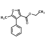 CAS 登录号：174716-13-3， 乙基5-甲基-4-苯基-1,2-恶唑-3-羧酸酯
