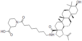 CAS#: 174740-55-7, N'-(N-3beta-Hydroxylup-20(29)-en-28-oyl)-8-aminooctanoyl)nipecotic acid