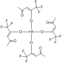 CAS 登录号：17475-68-2， 四(1,1,1-三氟-2,4-戊烷二酮)-铪
