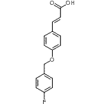 CAS#: 175136-19-3, (2E)-3-{4-[(4-Fluorobenzyl)Oxy]Phenyl}Acrylic Acid