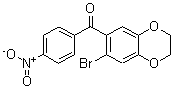 CAS#: 175136-46-6, (7-Bromo-2,3-Dihydro-1,4-Benzodioxin-6-Yl)(4-Nitrophenyl)-Methanone
