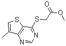 CAS#: 175137-23-2, 2-[(7-Methylthieno[3,2-d]Pyrimidin-4-Yl)Thio]-Acetic Acid Methyl Ester