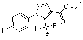CAS 登录号：175137-38-9， 1-(4-氟苯基)-5-(三氟甲基)吡唑-4-羧酸乙酯