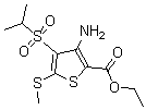 CAS#: 175202-72-9, 3-Amino-4-[(1-Methylethyl)Sulfonyl]-5-(Methylthio)-2-Thiophenecarboxylic Acid Ethyl Ester