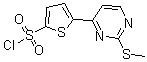 CAS 登录号：175202-76-3， 5-[2-(甲硫基)-4-嘧啶基]-2-噻吩磺酰氯