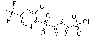 CAS#: 175203-00-6, 5-[3-Chloro-5-(Trifluoromethyl)Pyrid-2-Ylsulphonyl]Thiophene-2-Sulphonyl Chloride