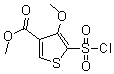 CAS#: 175203-45-9, 5-(Chlorosulfonyl)-4-Methoxy-3-Thiophenecarboxylic Acid Methyl Ester