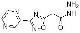 CAS 登录号：175203-77-7， 3-(2-吡嗪基)-1,2,4-恶二唑-5-乙酰肼