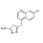 CAS#: 175204-98-5, 5-[(7-Chloro-4-Quinolinyl)Sulfanyl]-1,3,4-Thiadiazol-2-Amine