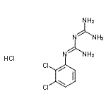 CAS 登录号：175205-08-0， 1-(二氨基亚甲基)-2-(2,3-二氯苯基)胍盐酸盐(1:1)