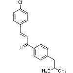 CAS#: 175205-27-3, (2E)-3-(4-Chlorophenyl)-1-(4-Isobutylphenyl)-2-Propen-1-One