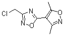 CAS#: 175205-42-2, 3-(Chloromethyl)-5-(3,5-Dimethyl-4-Isoxazolyl)-1,2,4-Oxadiazole