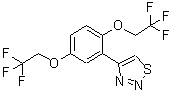 CAS#: 175205-47-7, 4-[2,5-Bis(2,2,2-Trifluoroethoxy)Phenyl]-1,2,3-Thiadiazole