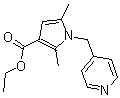 CAS#: 175276-53-6, 2,5-Dimethyl-1-(4-Pyridinylmethyl)-1H-Pyrrole-3-carboxylic Acid Ethyl Ester