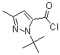 CAS#: 175277-10-8, 1-(1,1-Dimethylethyl)-3-Methyl-1H-Pyrazole-5-Carbonylchloride