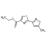 CAS#: 175277-28-8, Ethyl 2-(5-Methyl-1,2-Oxazol-3-Yl)-1,3-Thiazole-4-Carboxylate