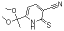 CAS#: 175277-41-5, 6-(1,1-Dimethoxyethyl)-1,2-Dihydro-2-Thioxo-3-Pyridinecarbonitrile