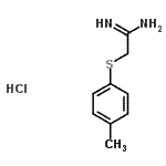 CAS 登录号：175277-62-0， (1Z)-2-[(4-甲基苯基)硫基]乙脒盐酸盐(1:1)
