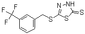 CAS 登录号：175277-94-8， 5-[[[3-(三氟甲基)苯基]甲基]硫代]-1,3,4-噻二唑-2(3H)-硫酮