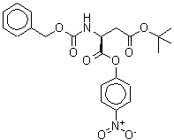 CAS#: 17543-17-8, 4-(2-Methyl-2-Propanyl) 1-(4-Nitrophenyl) N-[(Benzyloxy)Carbonyl]-L-Aspartate