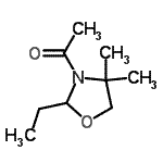 CAS 登录号：175553-59-0， 1-(2-乙基-4,4-二甲基-1,3-恶唑烷-3-基)乙酮