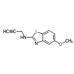 CAS#: 175841-10-8, 5-Methoxy-N-(2-Propyn-1-Yl)-1,3-Benzothiazol-2-Amine