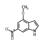 CAS#: 175913-41-4, 4-Methoxy-6-Nitro-1H-Indole