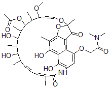 CAS#: 17607-33-9, 4-O-[2-(Dimethylamino)-2-Oxoethyl]Rifamycin