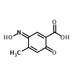 CAS#: 176095-50-4, (3Z)-3-(Hydroxyimino)-4-Methyl-6-Oxo-1,4-Cyclohexadiene-1-Carboxylic Acid