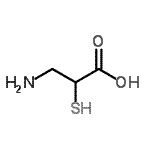 CAS#: 17617-04-8, 3-Amino-2-Sulfanylpropanoic Acid